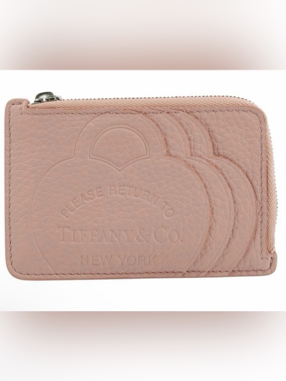 Tiffany & Co. Pink Leather Card Holder
